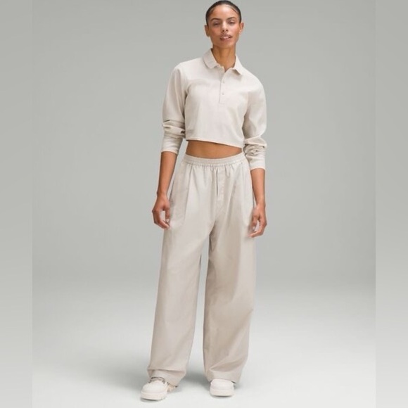Lululemon Lab Jacquard Relaxed Fit Wide Leg Pants | Size 12 - Picture 1 of 8